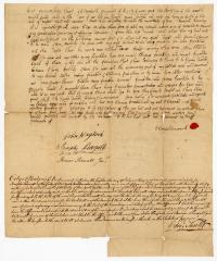 Probated will of Elizabeth Pearsall, 1764