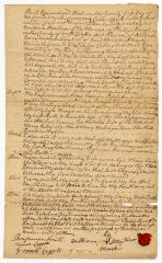 Probated will of William Mathews, 1764