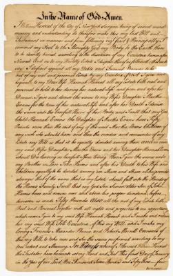 Probated will of William Heweat, 1764