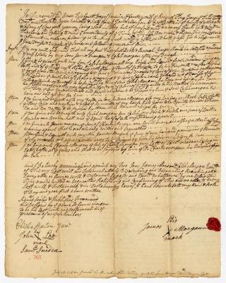 Probated will of James Morgan, 1764