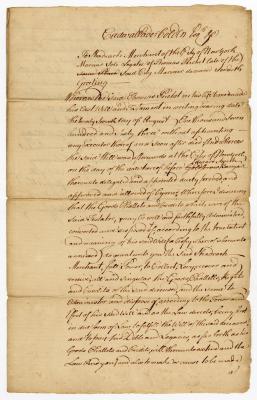 Probated will of Thomas Prichet, 1764