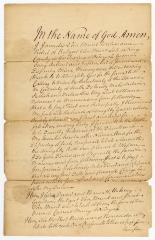 Probated will of Jannetie Van Brunt, 1764