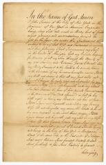 Probated will of John Taveau, 1764