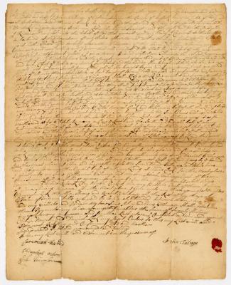 Probated will of John Talmage, 1764