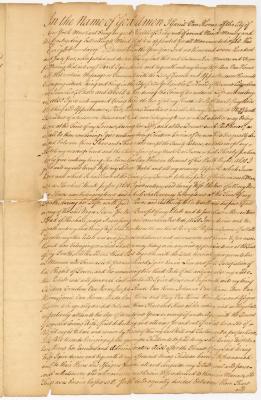 Probated will of Garrit Van Horne, 1764