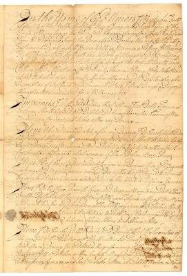 Probated will of Christopher Fell, 1765