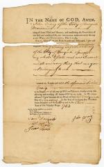 Probated will of John Craig, 1765