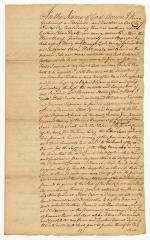 Probated will of Henry Gerbeaux, 1765