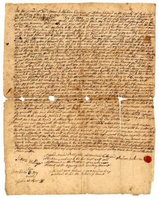 Probated will of Abraham Crocheron, 1765