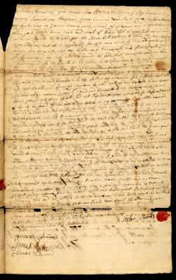 Probated will of Arter Burtis, 1765