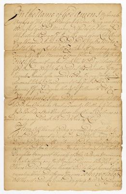 Probated will of Rebeccah Bockee, 1765