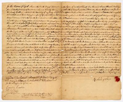 Probated will of Richard Alsop, 1765