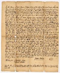 Probated will of James Arden, 1765
