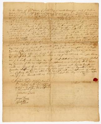 Probated will of William Hallock, 1765