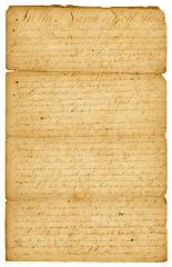 Probated will of James Hazard, 1765