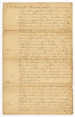 Probated will of Alexander McBain, 1765