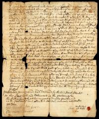 Probated will of Sarah Hulet, 1765