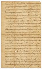 Probated will of Nathaniel Hazard, 1765