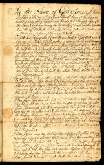 Probated will of John Richard, 1765