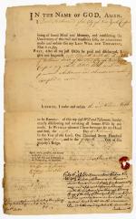 Probated will of Daniel Sutherland, 1765