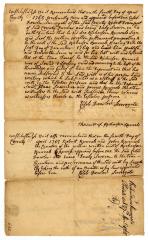 Probated will of Richardson Runnels, 1765