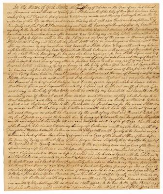 Probated will of John Smith, 1765