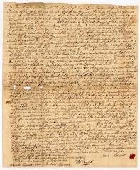 Probated will of Jores Bennet, 1766