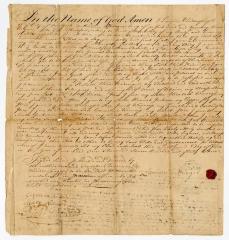 Probated will of Lawrence Vanderspiegel, 1765