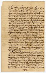 Probated will of Johanna Van Laur, 1765