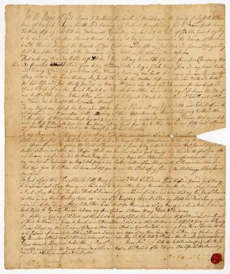 Probated will of Nathaniel Smith, 1765