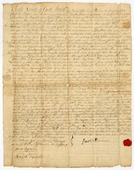 Probated will of Jacobus DeBeavois, 1766