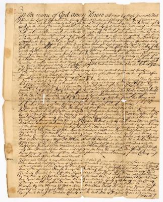 Probated will of Hercules Lent, 1766