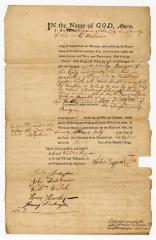 Probated will of Waters Higgins, 1766