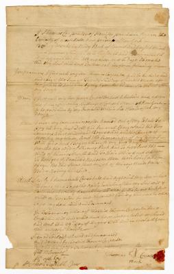 Probated will of Thomas Carpenter, 1766