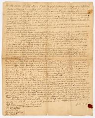 Probated will of John Daviss, 1766