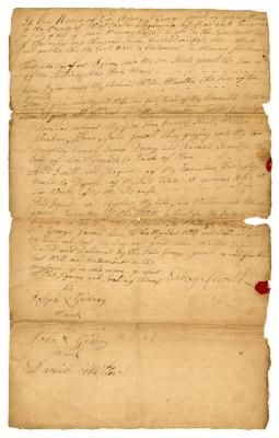 Probated will of George Juel, 1766