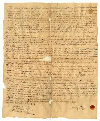 Probated will of James Gedney, 1766