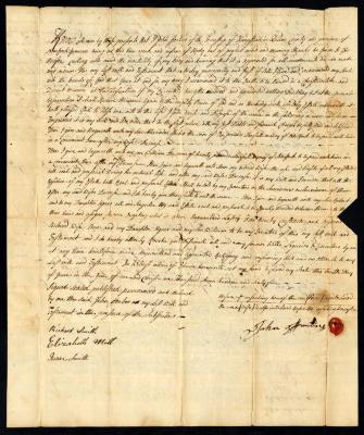 Probated will of John Forbus, 1766