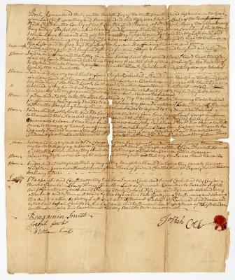 Probated will of Josiah Cock, 1766