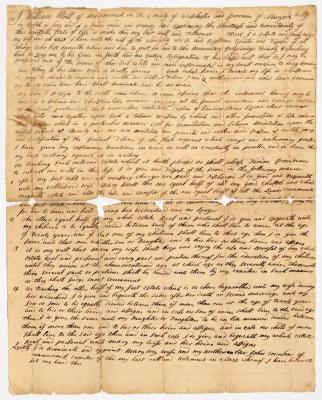 Probated will of William Mott, 1766