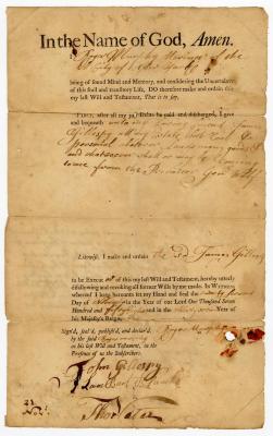 Probated will of Roger Murphy, 1766