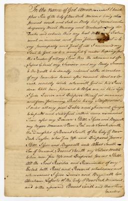 Probated will of Christopher Rice, 1766