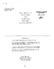 Municipal electric utilities annual report of the Village of Angelica to the Public Service Commission, 2001