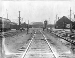Washington Avenue and Dickinson Street railroad tracks, Elmira, NY