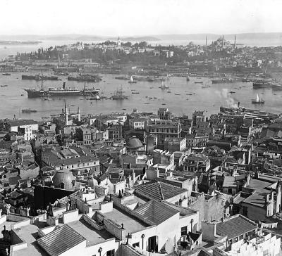 Turkey.  Constantinople.  View South from Galata Tower