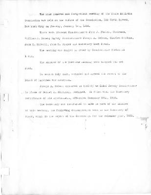 New York State Athletic Commission Minutes, January - June 1934