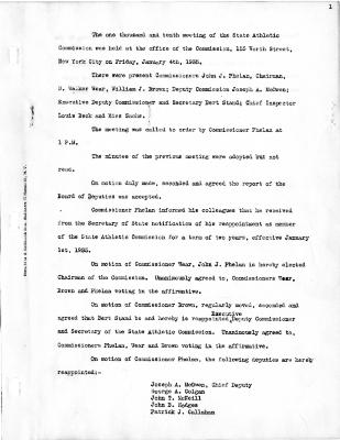 New York State Athletic Commission Minutes, January - July 1935