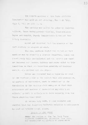 New York State Athletic Commission Minutes, July - December 1921