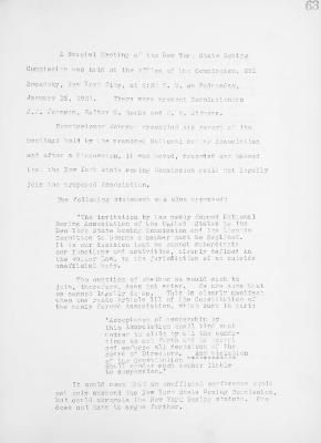 New York State Athletic Commission Minutes, January - June 1921