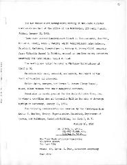 New York State Athletic Commission Minutes, January 18, 1952